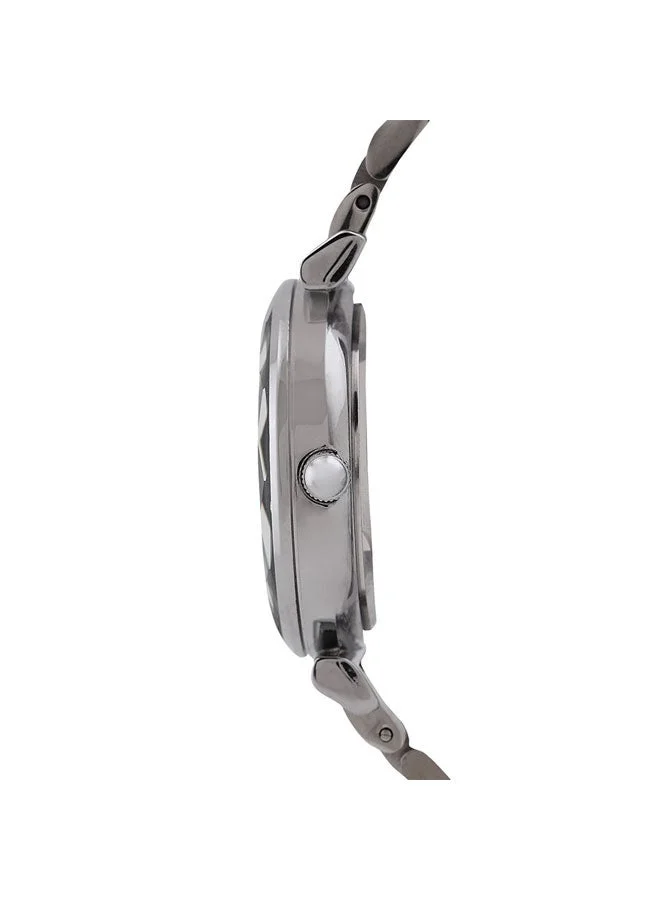 فرنش كونكشن ساعة نسائية كوارتز بقرص أزرق سماوي 32 مم